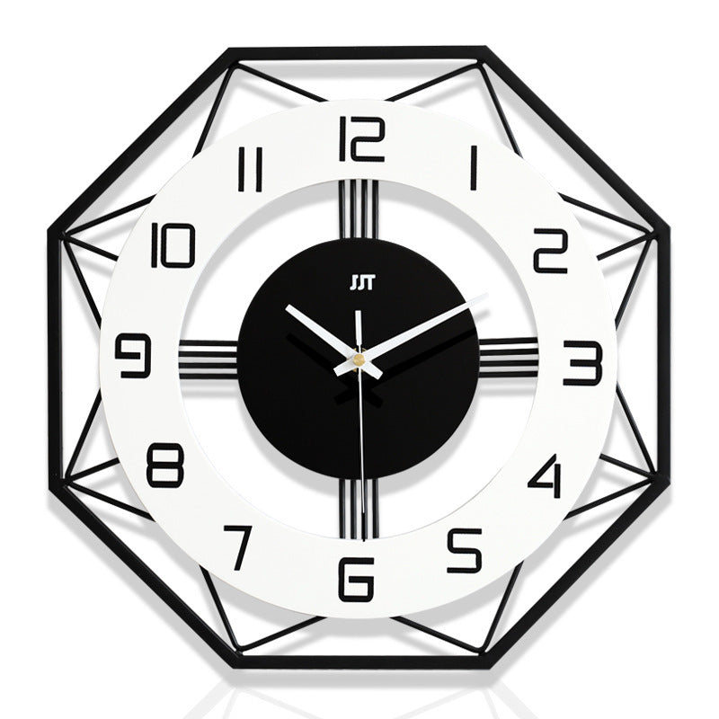 Moderne Metall-Wanduhr – 35/43/50 cm mit lautlosem Scan-Uhrwerk