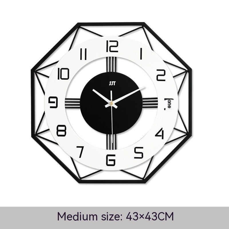Moderne Metall-Wanduhr – 35/43/50 cm mit lautlosem Scan-Uhrwerk